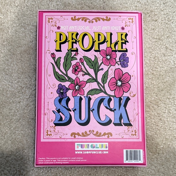 People Suck 500 piece puzzle - Picture 3 of 3